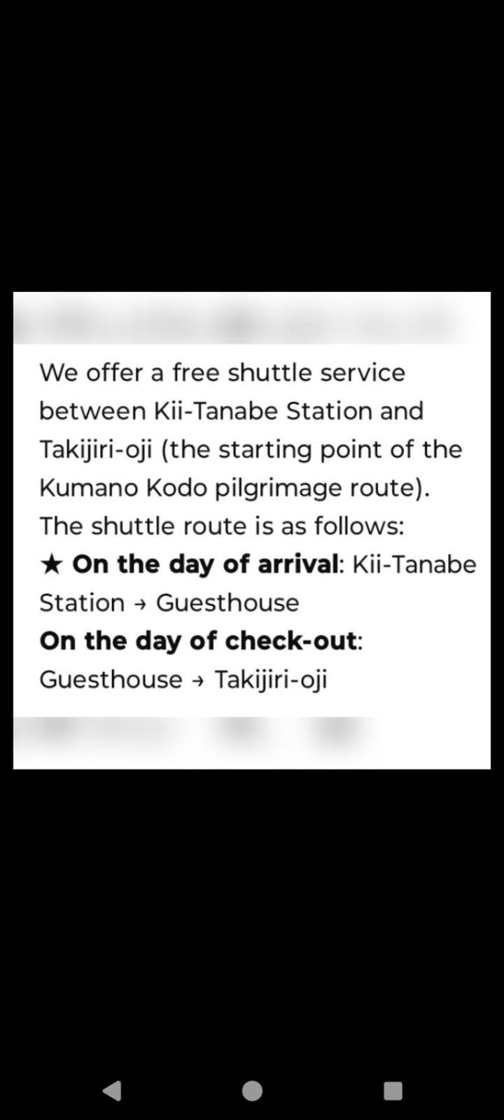 Kumano Kodo Nagano Guesthouse Tanabe Exterior foto